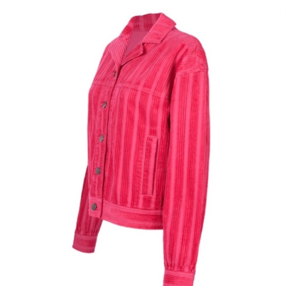 CABI pink Cheeky Topper corduroy trucker jacket XS - Picture 3 of 8